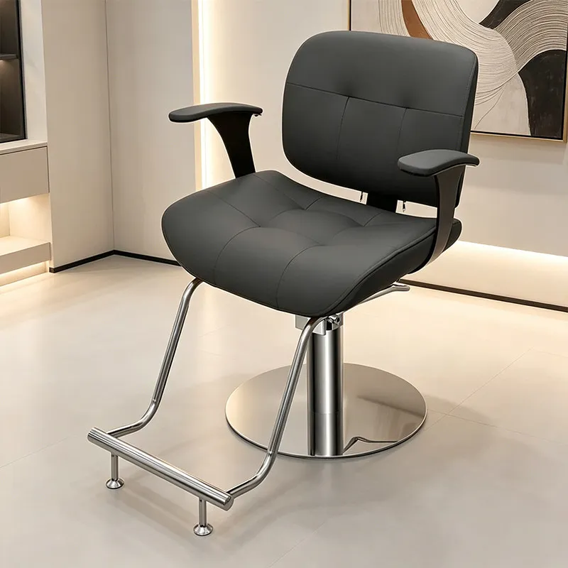 Modern Aesthetic Hair Barber Luxury Shop Luxury Barber Shampoo Recliner Cadeira De Barbeiro Profesional Commercial Furniture