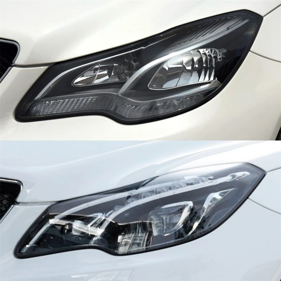 

For Mercedes Benz E Class W207 2013 2014 2015 2016 Automotive Accessories Lampcover Caps Headlights Lights Glass