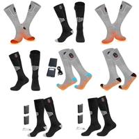 LXAD Heated Socks for Men Women Rechargeable Electric Heated Socks Winter Foot Warmer