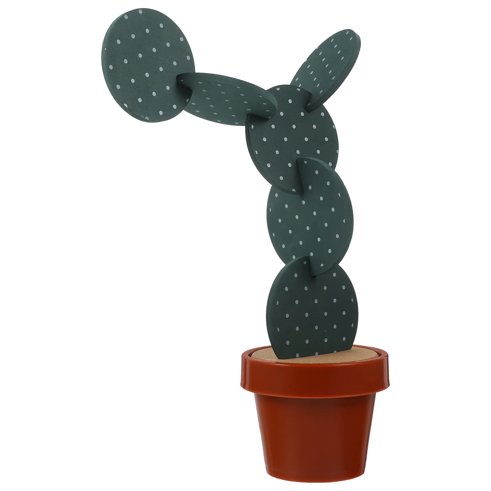 

1Set Cactus Style Coasters Heatproof Decorative Mats for Drinks Desk Use Cactus Coaster Table Coaster Home Cup Mat