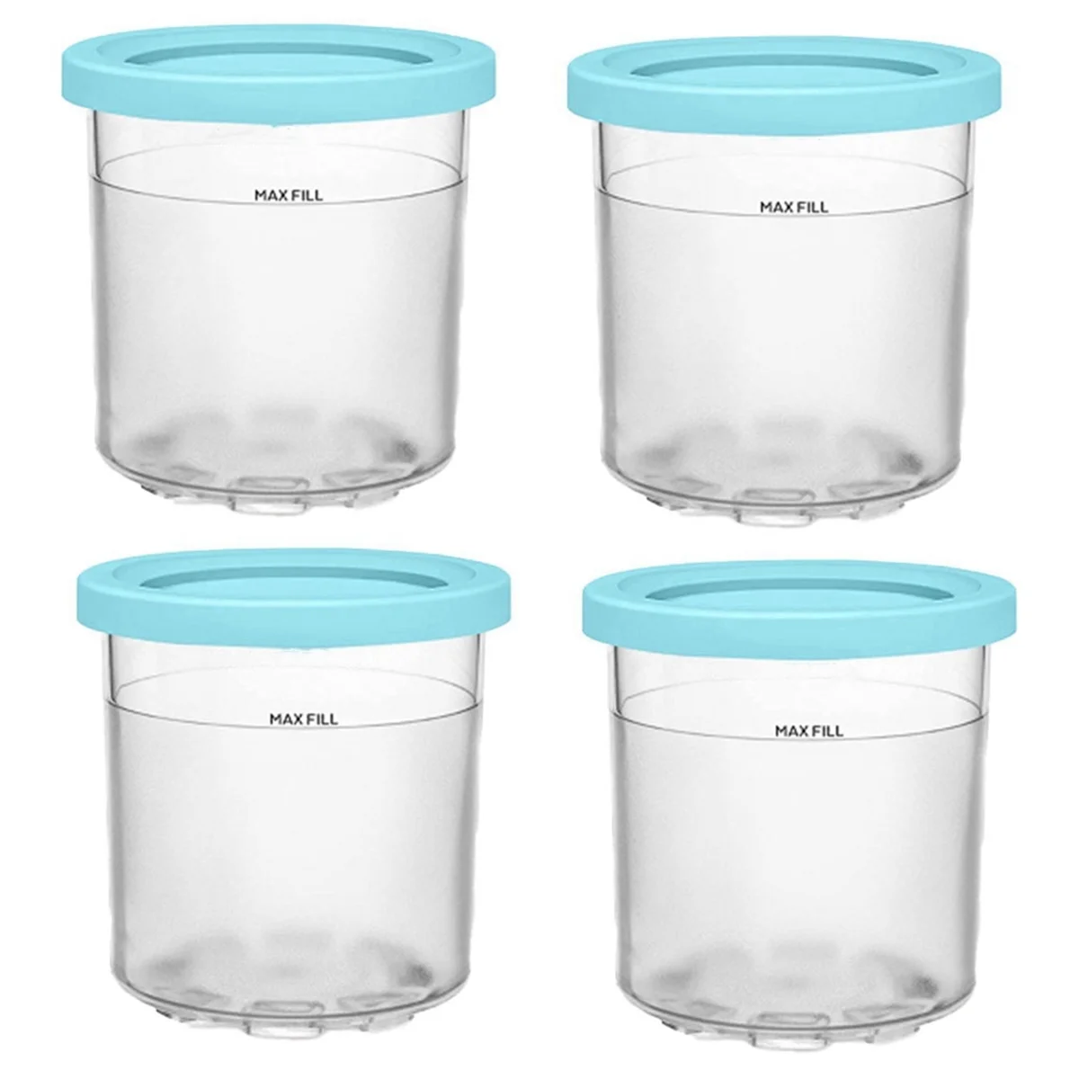 Ice Cream Cup, Ice Cream Containers with Lids for Ninja Creami Pints NC301 NC300 NC299AMZ Series Ice Cream Maker