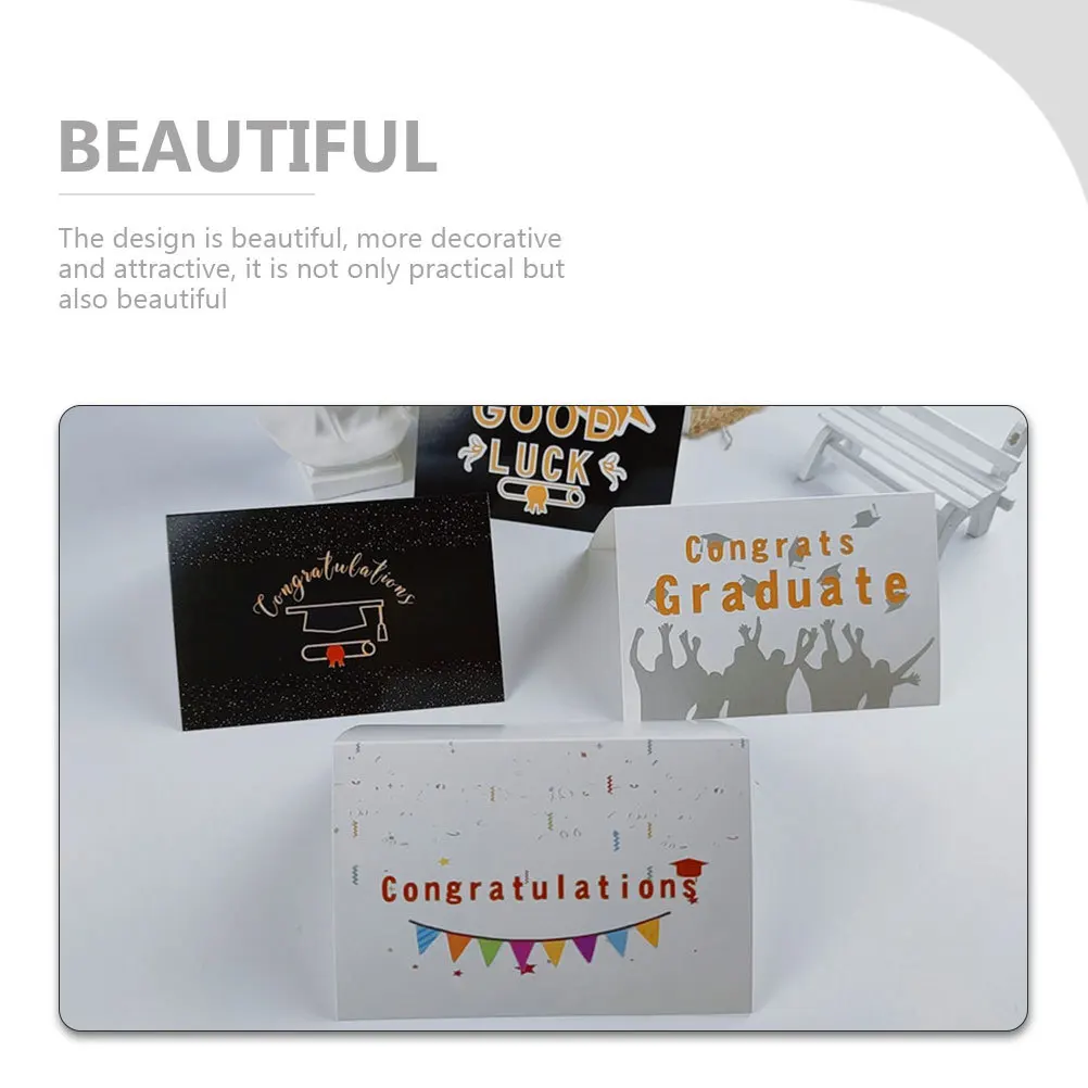

6 Sets Greeting Card Graduate Graduation Themed Cards Celebrating Fine Message Party Creative Season