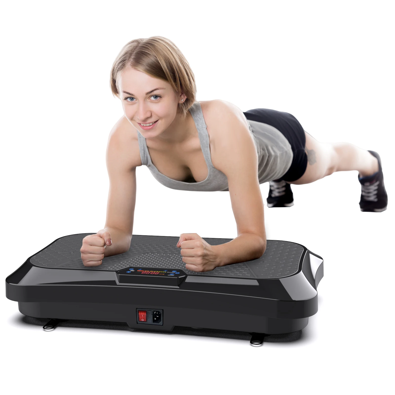 

Slim Body Shape Home Use Vibrating Plate Exercise Machine 99 Levels Easy Fat Burning Daily Life Vibration Platform