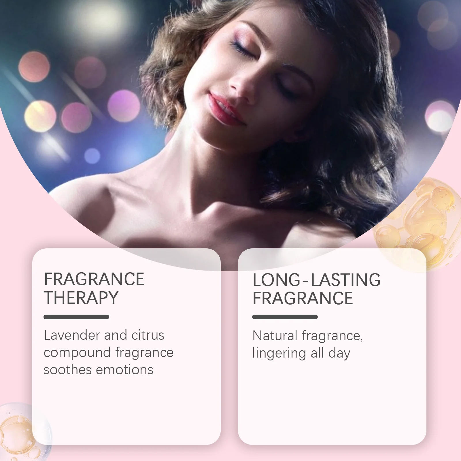 Lavendelfarbener fester Balsam-Stick, Pheromon, langanhaltendes Blumen-Deodorant, frisches Selbstvertrauen, tägliches Dating, Arbeitsplatz, tragbarer fester Balsam