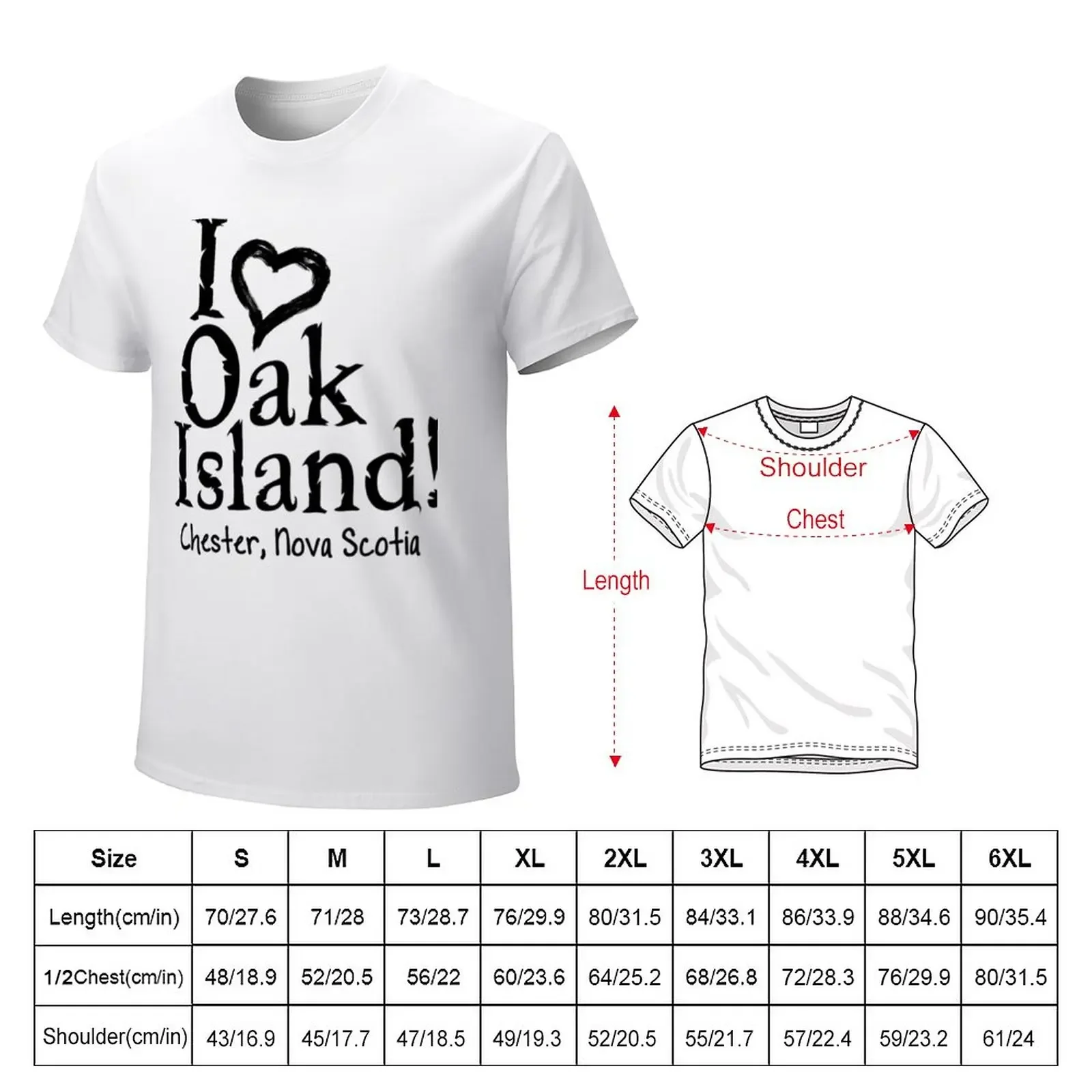 I _lt_3 Oak Island! T-Shirt quick drying sublime T-shirt men