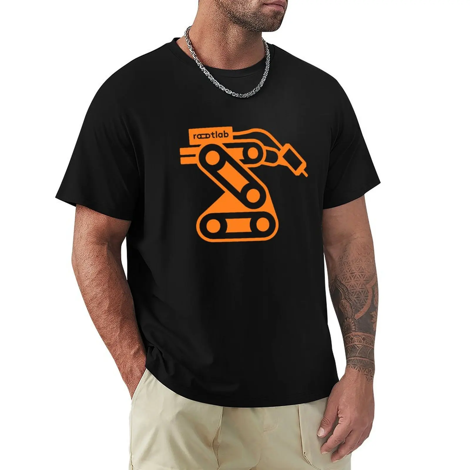 

KUKA Robot Arm (orange) T-Shirt shirts graphic graphics men graphic t shirts