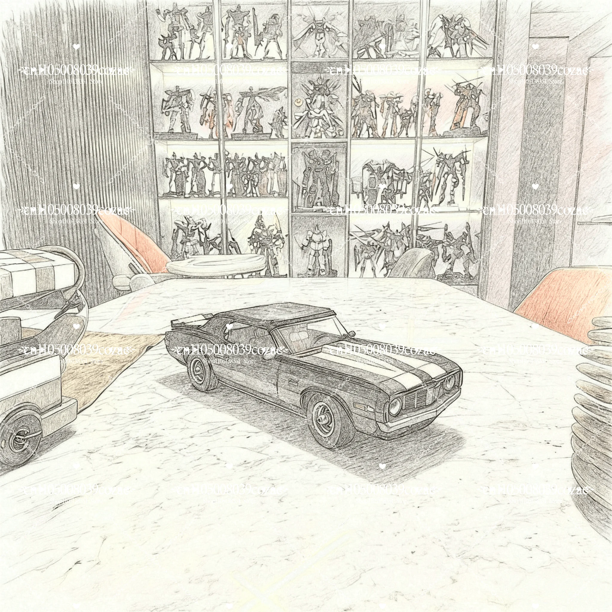 

Черные ретро-эфективные модели автомобилей, наборы строительных блоков, подходящие для рождественских подарков, 1456 шт.