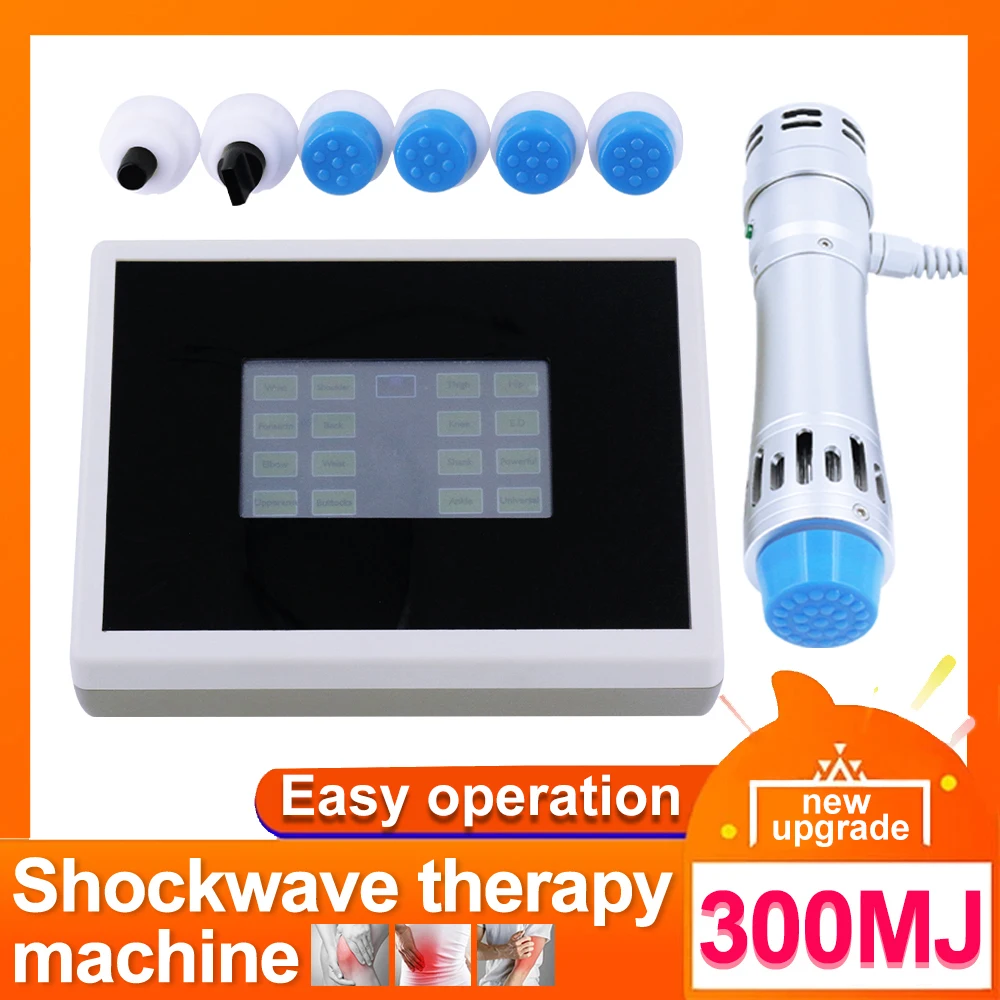 

Профессиональный аппарат для ударно-волновой терапии, лечение ЭД, 300MJ, подошвенный фасциит, физиотерапия, массаж тела для облегчения боли