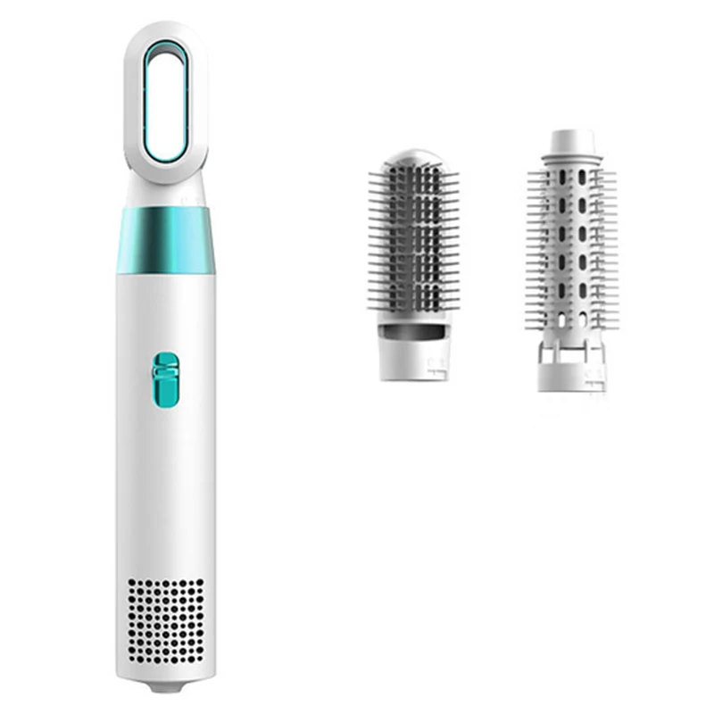 3 In 1 Electric Ionic Hair Dryer Hot Heating Hair Comb Wet Dry Hair Brush Curler Styling Tool Household 800w