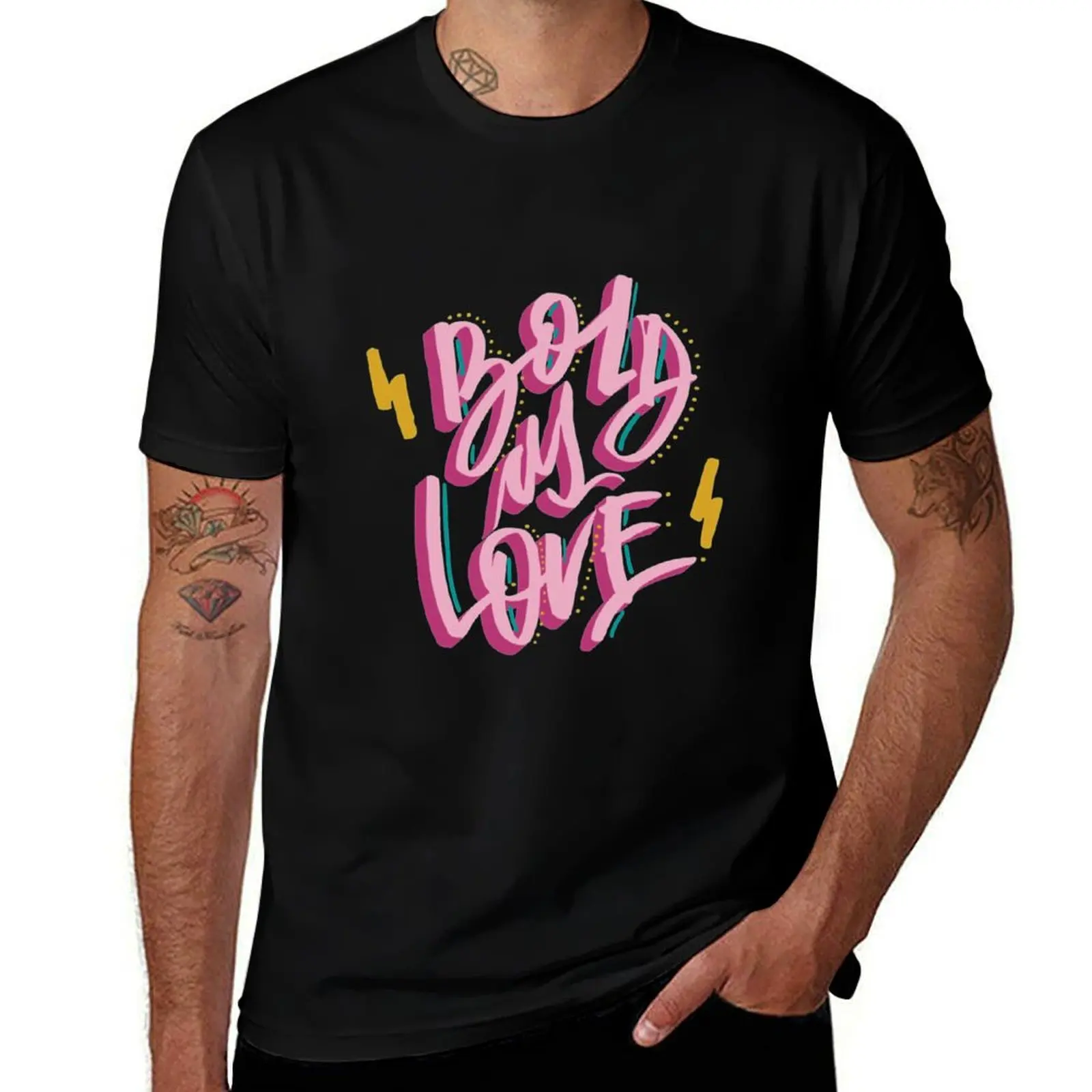 

Bold As Love T-Shirt man t shirts for men casual t shirts for man pack white anime t shirts oversize T-Shirt