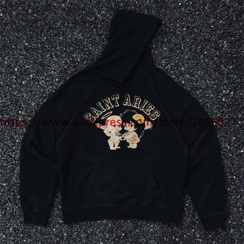 Saint Aries Hoodie Men Women Pullovers