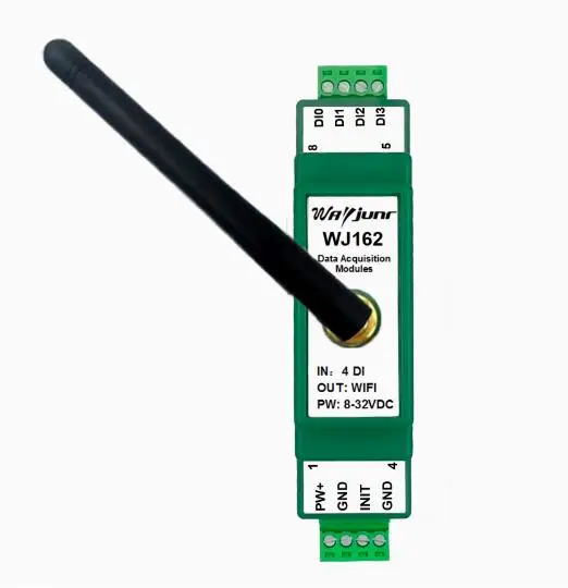 4-way DI Switch Detection Counter MQTT Protocol Web Page Online Display WiFi Module WJ162