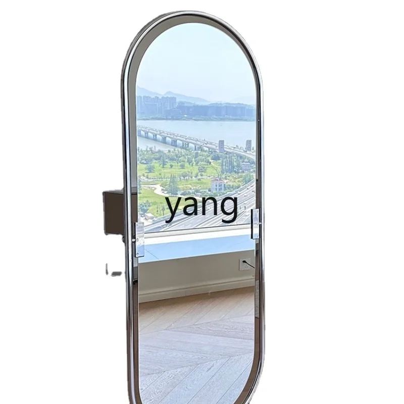 

Yhl Home | Full Body Full-Length Mirror Rotating Floor Ins Style Light Luxury Dressing Mirror Cloakroom Mirror Home