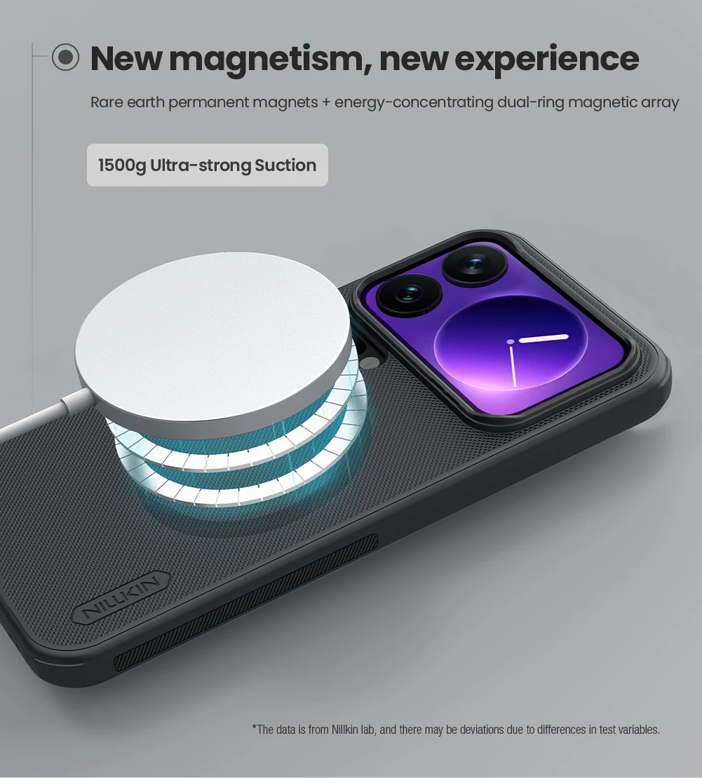 حافظة Nillkin لهاتف Xiaomi Mi 17 Pro Max / 17 Pro 5G Magsafe Frosted Hard 360 Magnetic Adapt Matte غطاء خلفي كامل لهاتف Xiaomi 17
