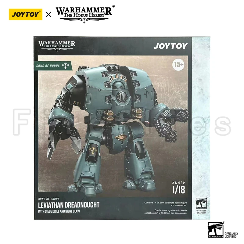 1/18 JOYTOY Action Figure 40K Sons of Horus Leviathan Dreadnought with Siege Drills