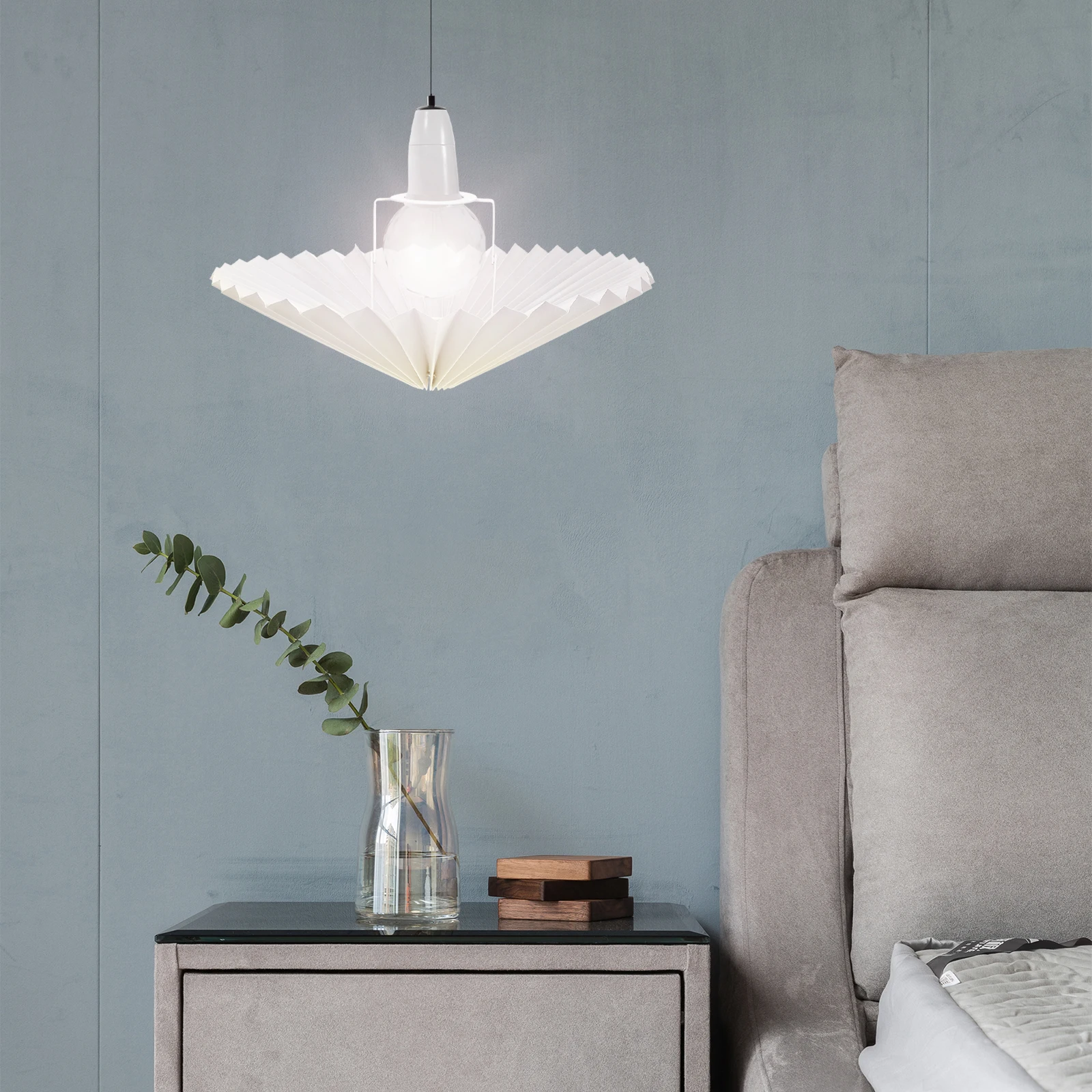 

Umbrella Lampshade Cloth Bedside Table Light Shades Desk Household Decor Rustic Durable Wide Applications Replacement Cover