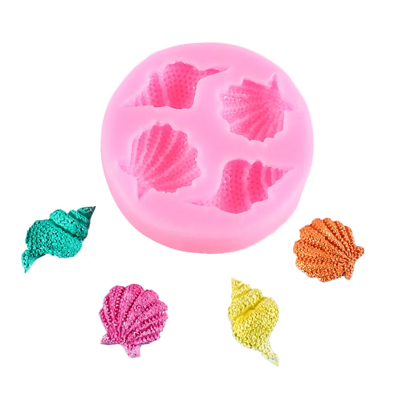 Shell Silicone Mold DIY Flower Shaped Candle Making Tool for Home Decoration Production