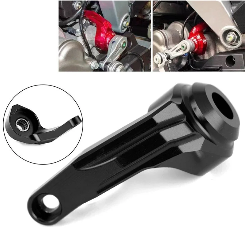 

Motorcycle Shifting Gear Shift Stabilizer Support Holder Cover For Aprilia RS660 RS 660 Replacement Parts (Black)