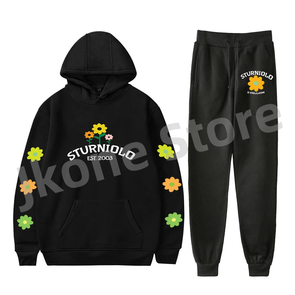 

Sturniolo Triplets Flower Hoodies Set Winter Women/Men Fashion Funny Casual Sweatshirts