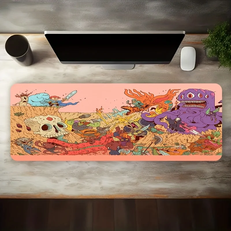 

Fantasy Monster Pattern Mouse Pad Gaming Desk Mat Non Slip Rubber Base Large Mouse Pad for PC Laptop Keyboard Office