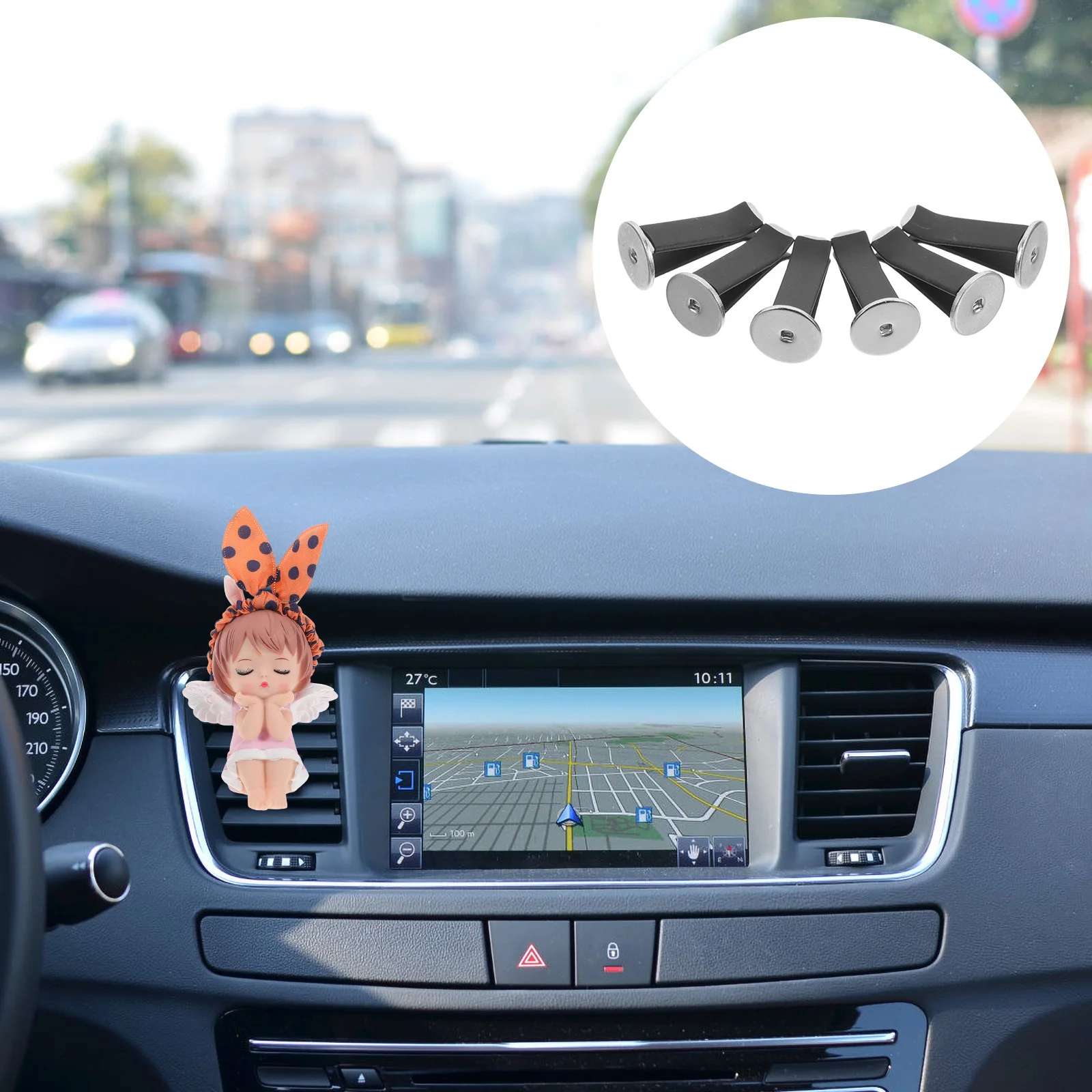 

30Pcs Car Air Vent Clip Metal Air Conditioner Outlet Clips Easy Attach Vent Clips for Car Home Office Freshies