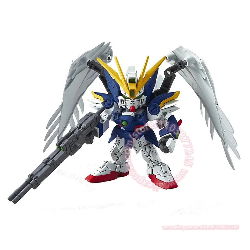 BANDAI SD EX-STANDARD XXXG-00W0 WING GUNDAM ZERO EW BB Warrior Collection Ornaments Peripheral Model Trendy Figure Assembling