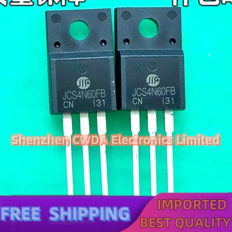 10PCS-20PCS  JCS4N60FB 4A600V TO-220F   In Stock 