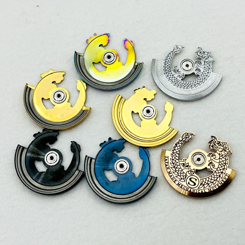 Dragon-shaped Automatic Hammer Rotor Fit For NH35 NH36 NH38 4R 6R 7S Movement Oscillating Weight Roters Sprae Parts For Watches