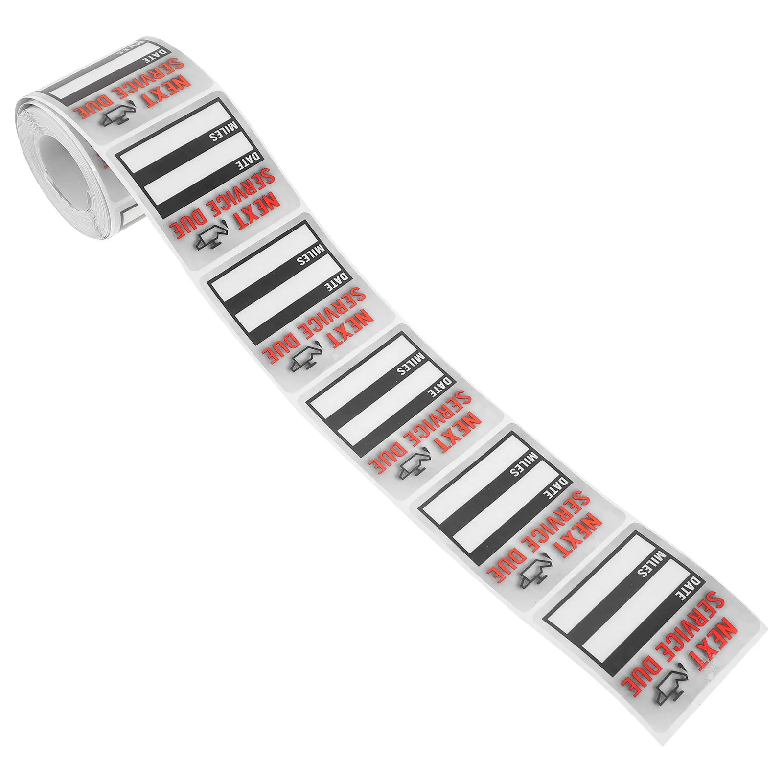 1pcs 1 Roll Oil Change Reminder Label Sticker Car Maintenance Service Window Tag For Vehicle Service Due Tracking
