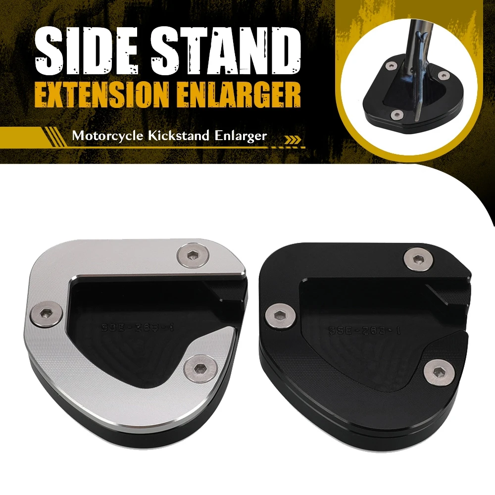 

Motorcycle Kickstand Extender Foot Side Stand Extension Pad For Suzuki Bandit 650/S GSF 650 Bandit 2007-2012 GSX 650F 2008 -2012