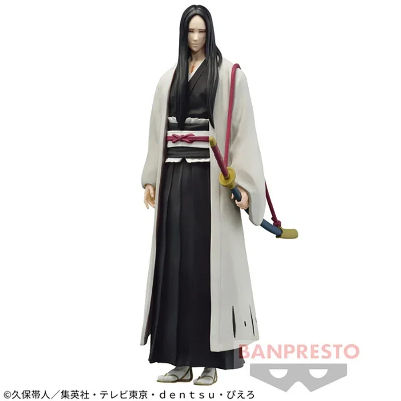 Original Bandai BLEACH Solid and Souls Unohana Retsu Anime Figure Collection Ornaments Figure Toys Gift 15cm