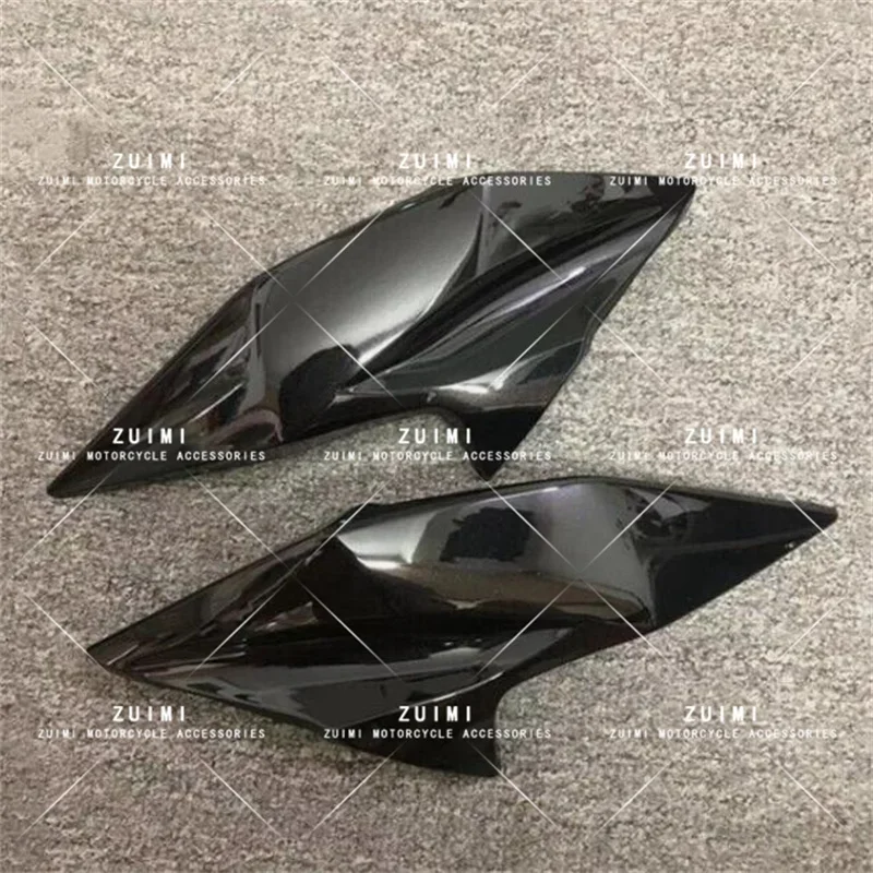 Bright Black Side Nose Headlight Cover Trim Fairing For Kawasaki Z800 2013-2016 Shell, protective plate