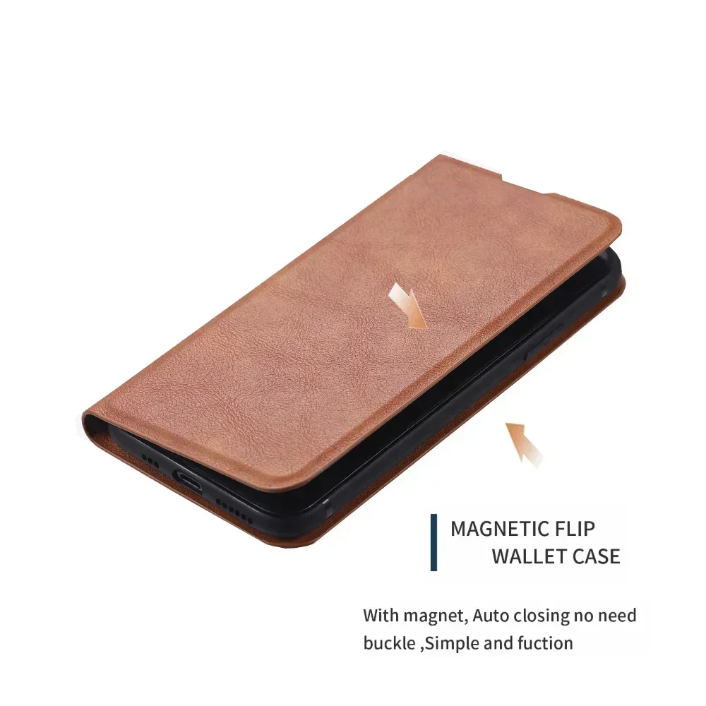 For Vivo V50 V2427 5G 2025 Luxury Leather Case Retro Book Flip Magnet Auto Closed Full Cover For Vivo V50 V 50 Funda Phone Bags