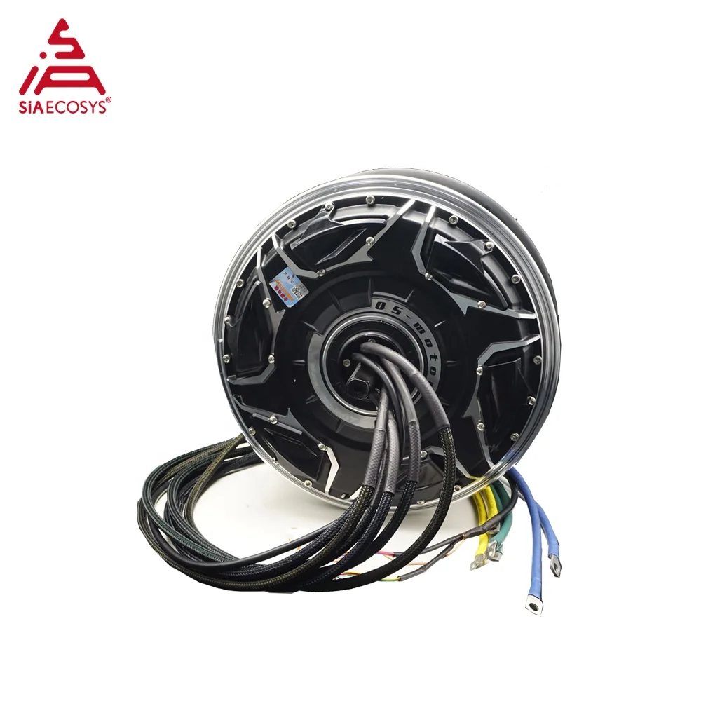 25000W V5 268 72V130kph Top 170kph Powerful Hub Motor for High Speed Electric Motorcycles 12*3.5inch New Condition