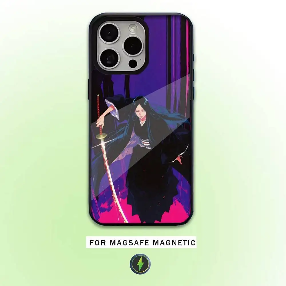 เคสโทรศัพท์เร็ตสึ บี-บลีชส์ อุโนฮะ สำหรับ iPhone17,16,15,14,13,12,11 Plus,Pro Max แบบแม่เหล็ก รองรับการชาร์จไร้สาย Magsafe