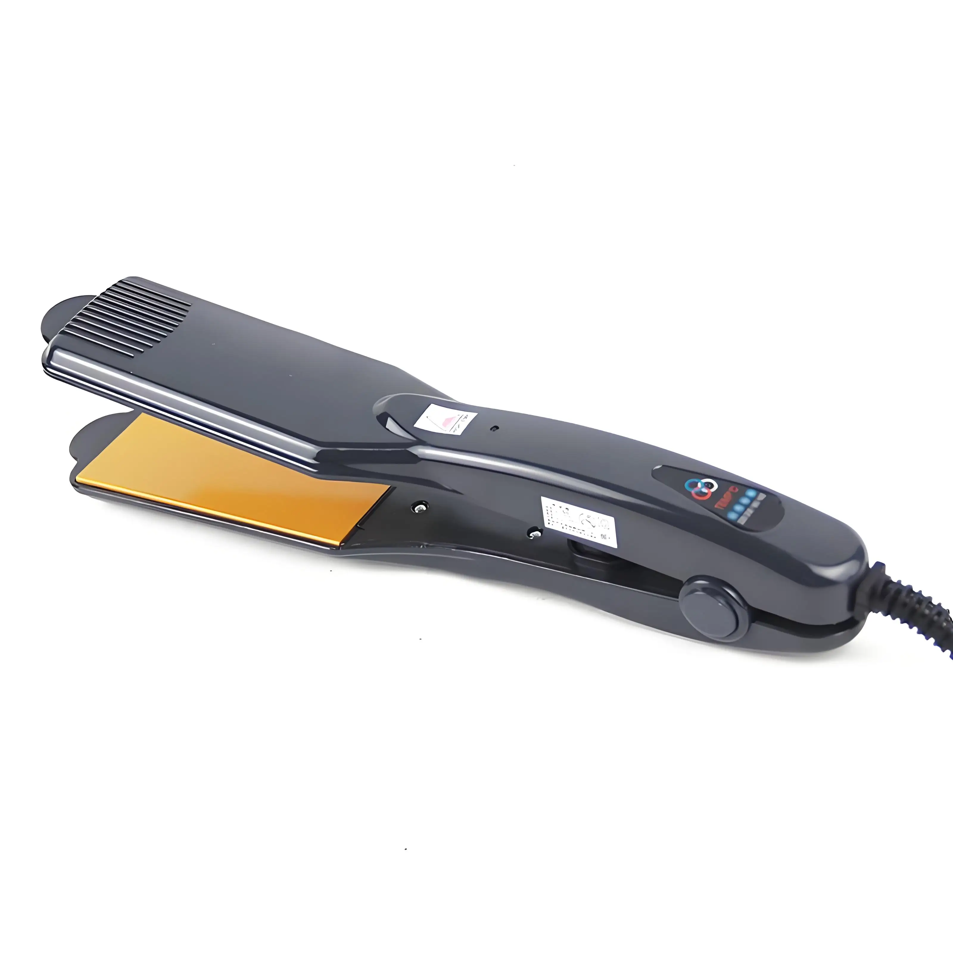 Professional Hair Straightener สี่เกียร์ผมเหล็กแบนเซรามิคเคลือบแผ่นความร้อนผม Straightening Iron จัดแต่งทรงผมเครื่องมือ