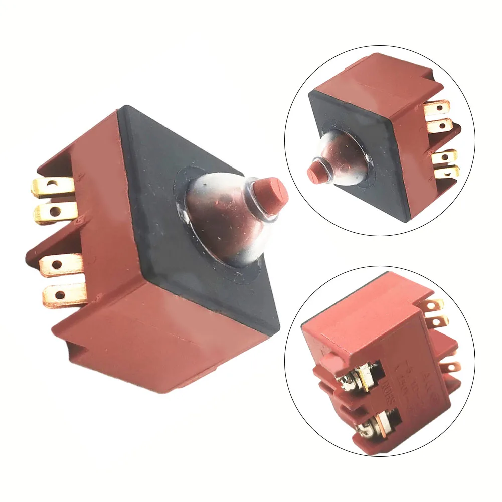 1pcs 앵글 그라인더 스위치 교체 GA4030 GD0600 GD0602 GA4530 앵글 그라인더 액세서리 용 푸시 버튼 스위치