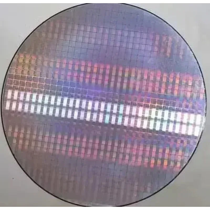 12 Inch CPU Wafer Silicon Science Technology Pendulum Piece Birthday Gift Photoetching Circuit Chip Semiconductor Silicon Wafer