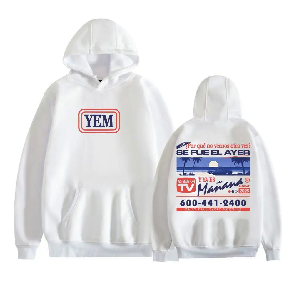 الفرقة Morat Asuntos Pendientes ألبوم Yem شعار هوديس الرجال شارع العليا الهيب هوب الشرير البلوز عالية الجودة عادية الصوف مقنعين
