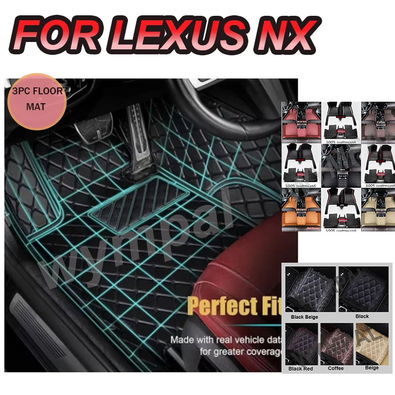 

LUXURY Car floor mats for LEXUS NX series 200 300h 300 200t 2015 2016 2017 2018 2019 2020 2021 2022