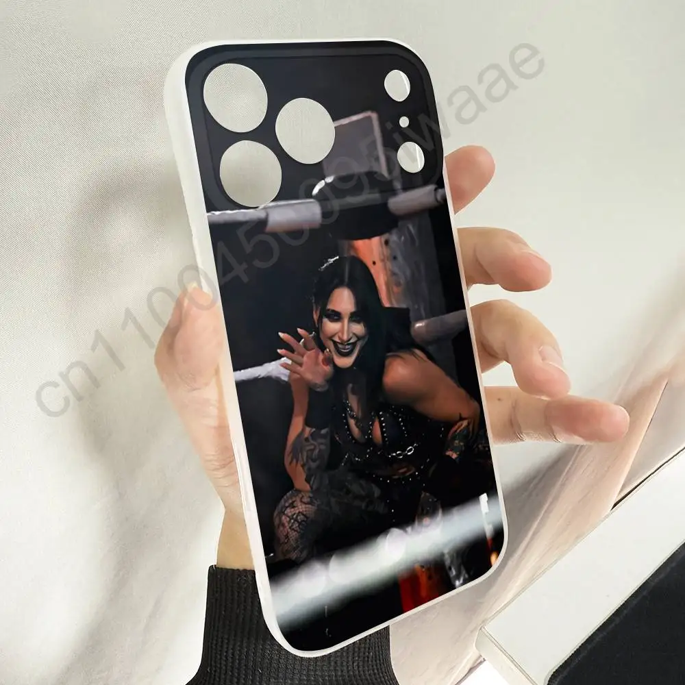 حافظة هاتف رائعة R-Rhea Ripley Wrestler لهاتف iPhone 11,16,15,14,13,17,12,Plus,E,Air,Mini,Pro,Max Magnetic Magsafe غطاء ناعم