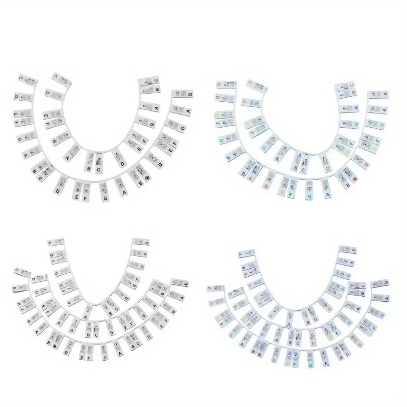 Miwayer Piano Keyboard Stickers for 88/61 Key Removable Piano Keyboard Note Labels for Learning Piano Notes Guide for Beginner - Image 6