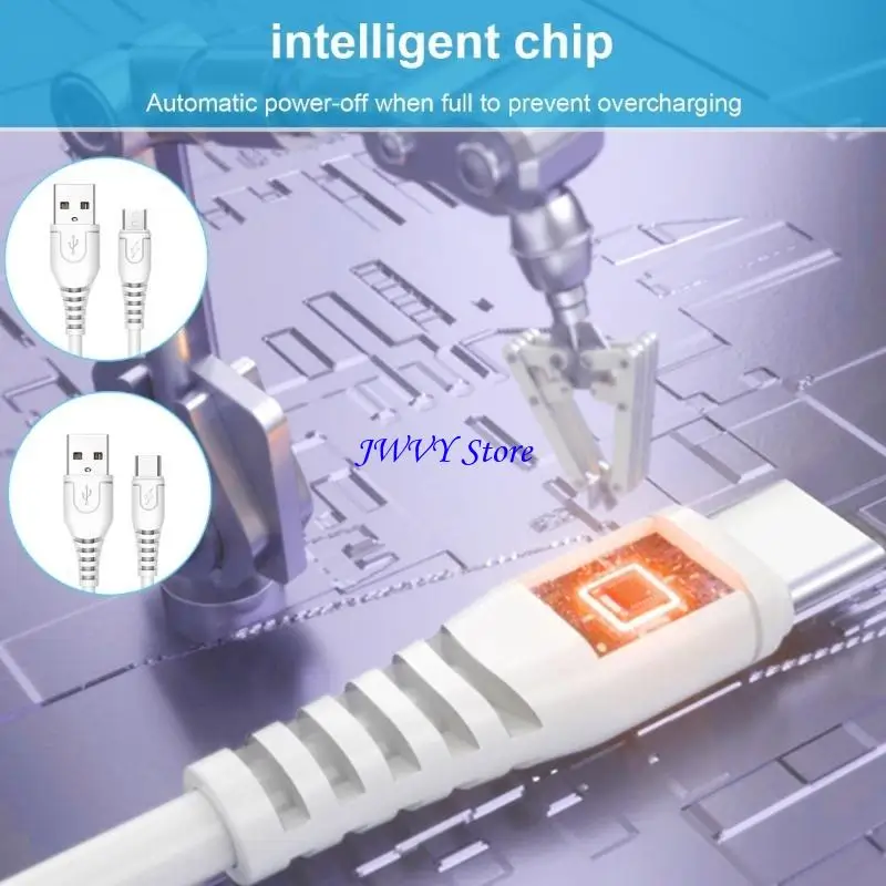 573A 벤드 저항성 USB 케이블 USB2.0에서 USB C/USB 5PIN 빠른 충전 코드 남성 끝