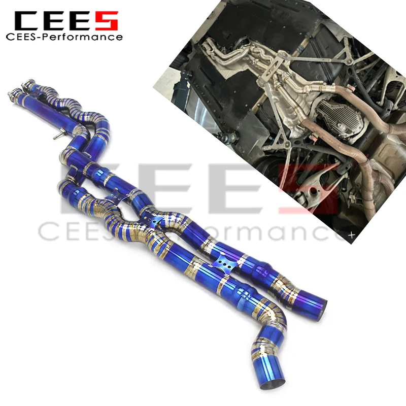 

cees Exhaust Middle Pipe for BMW M2C/M2 Competition F87 3.0T 2018-2023 Equal Length Mid Pipes Car Exhaust System