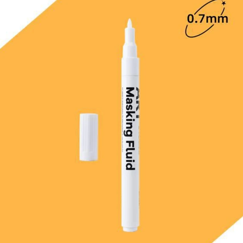 Caneta acrílica branca, marcador fluido branco para pintura pedra rocha, vidro cerâmico, destaque