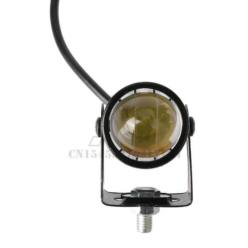 دراجة نارية صغيرة القيادة ضوء المصباح العالمي ثنائي اللون ATV سكوتر ل الأضواء المساعدة مصباح موتو الضباب إكسسوارات مضيئة