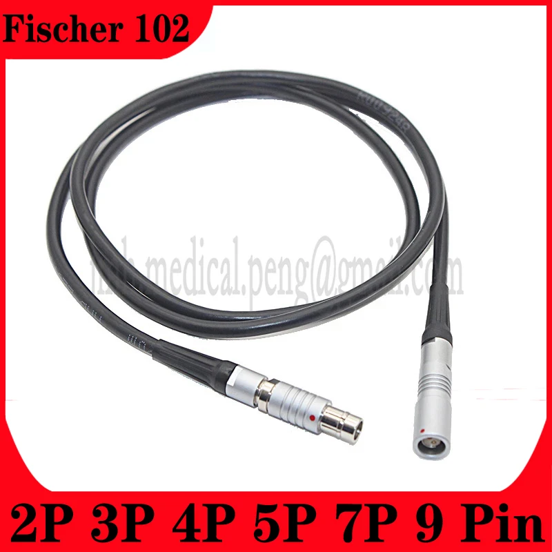 

Compatible Fischer 102 0F 2 3 4 5 7 9Pin Waterproof Push-pull Self-locking Male Plug Female Socket Round Connector Welding Cable