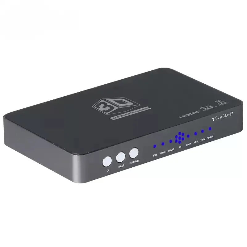 brand-new 2D to 3D video converter DLP projection 720P120HZ 3D TV VR left and right top and bottom formats