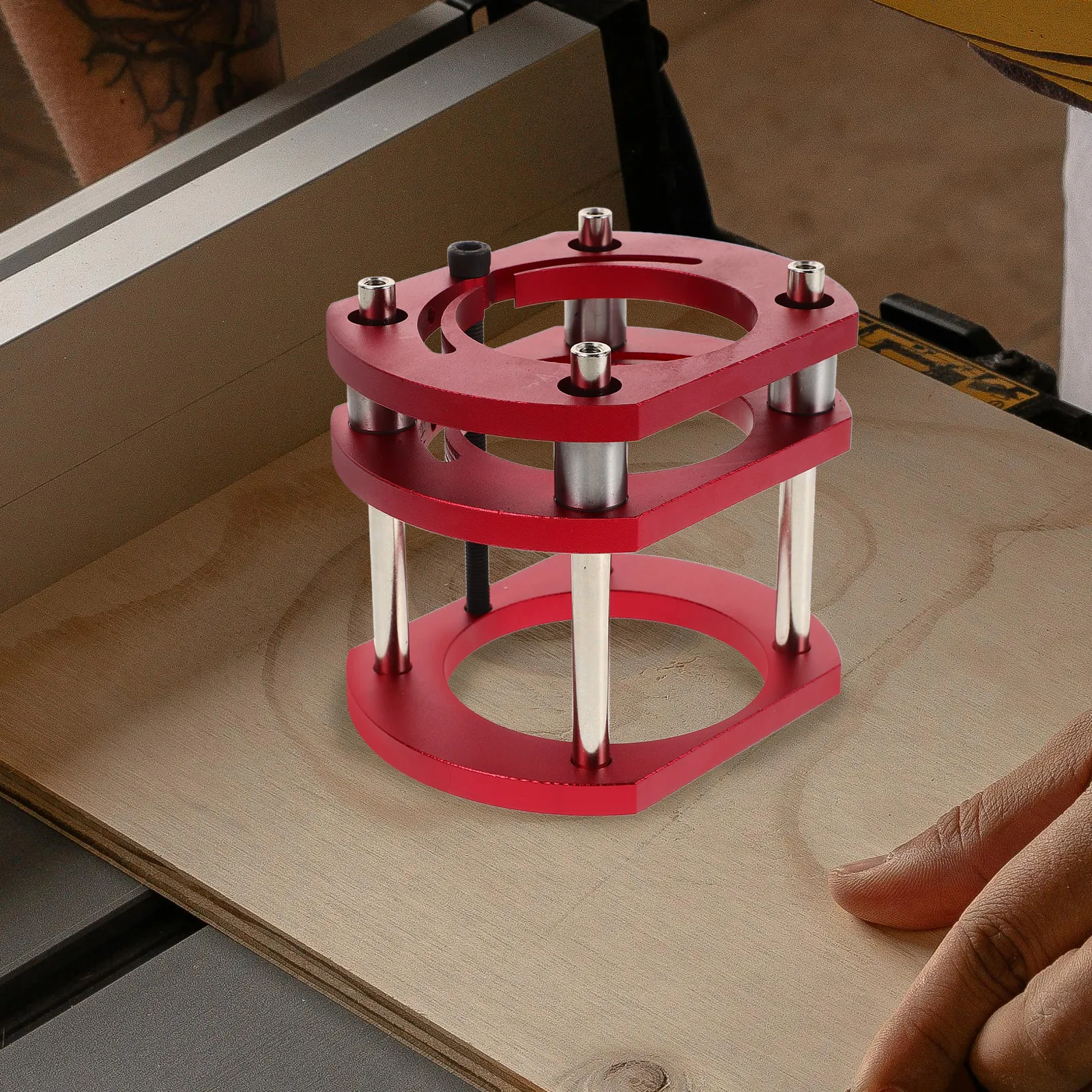 

Lift Table Adjustable Deck Support Stool Drill Press Floor Jack Extension Block Blocks