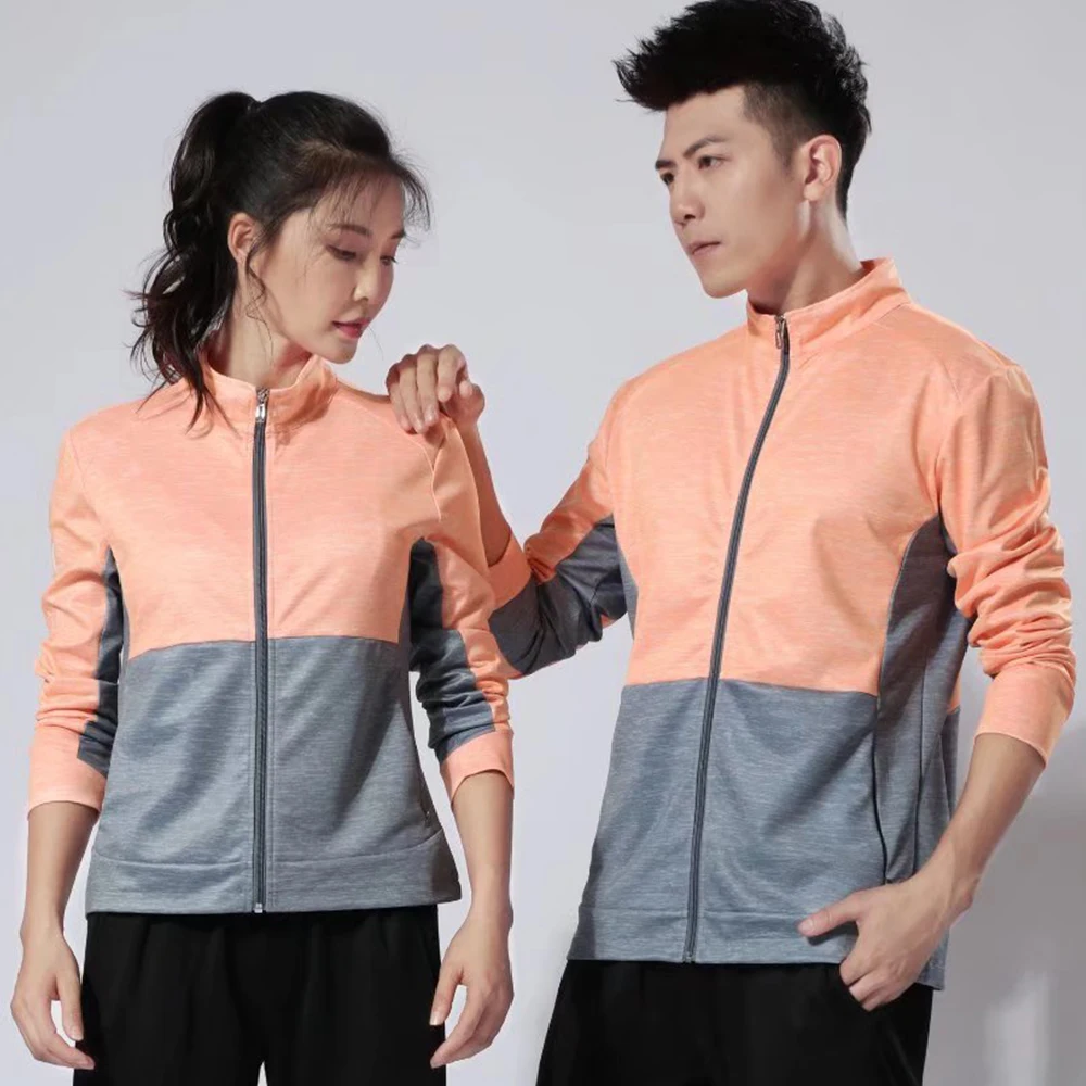 Long Sleeve Badminton Tennis Jacket for Men Women 2023 Autumn Winter Sports Running Clothes Couple Table Tennis Ping Pong Coat